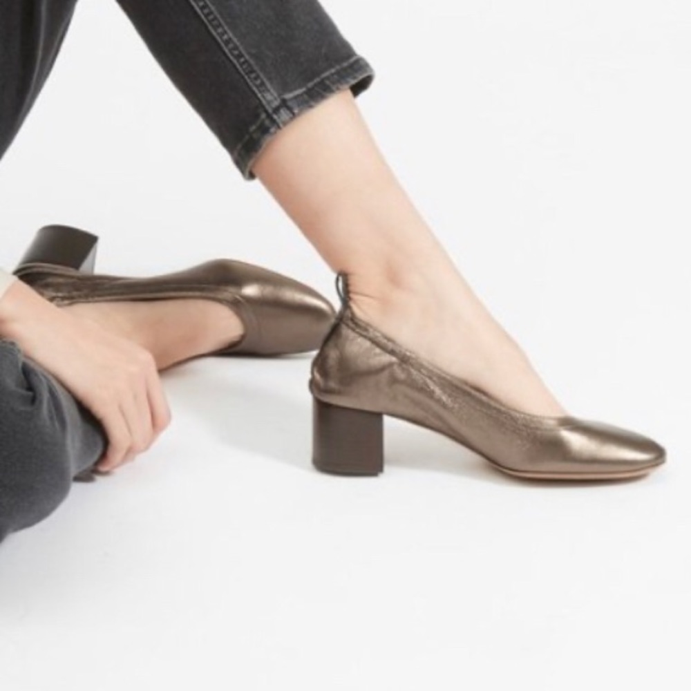 Everlane Bronze Pumps